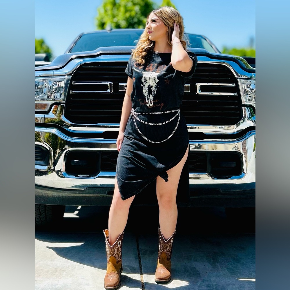 Cowboy Graphics Dress